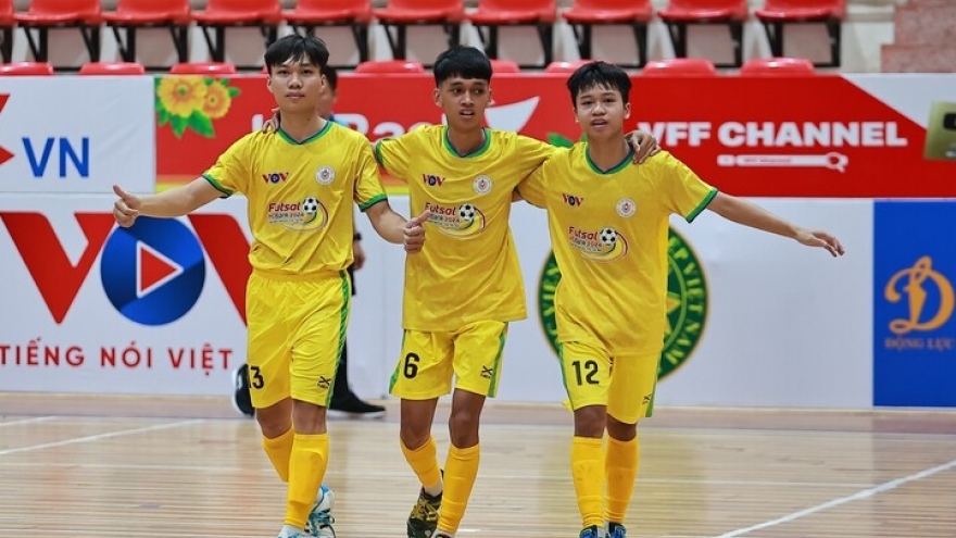 Xác định 4 đội vào bán kết giải Futsal Sinh viên khu vực Hà Nội 2024